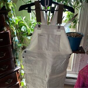 REI Cream Overalls